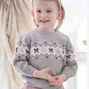 女の子 キッズ 子ども服トップス 長袖 ニット セーター うさぎ グレー 肩ボタン かわいい あたたかい 羊毛 普段着 通園 通学 上品 春 秋 冬 80 90 100 110 120 130 140cm db4243199 dave&bella デイブベラ