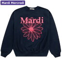 マルディメクルディ Mardi Mercredi スウェット SWEATSHIRT FLOWERMARDI NAVY VIOLET 長袖 レディース 韓国 ファッション アパレル