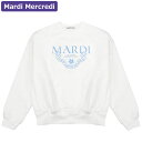 マルディメクルディ Mardi Mercredi スウェット SWEATSHIRT GRAND ALUMNI CLASSIQUE WHITE SKY 長袖 レディース 韓国 ファッション アパレル