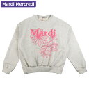 マルディメクルディ Mardi Mercredi スウェット SWEATSHIRT TRIPLE FLOWER OATMEAL PEONY 長袖 レディース 韓国 ファッション アパレル