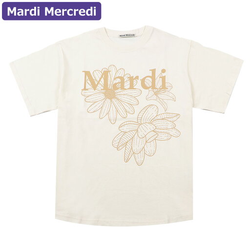 マルディメクルディ Mardi Mercredi Tシャツ TSHIRT TRIPLE FLOWER CREAM PEANUT 半袖 レディース 韓国 ファッション アパレル マルディメクルディ Mardi Mercredi Tシャツ TSHIRT TRIPLE FLOWER CREAM PEANUT 半袖 レディース 韓国 ファッション アパレル