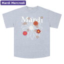 マルディメクルディ Mardi Mercredi Tシャツ TSHIRT FLOWERMARDI BLOSSOM GREY IVORY 半袖 レディース 韓国 ファッション アパレル