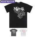 マルディメクルディ Mardi Mercredi Tシャツ UNISEX TSHIRT TRIPLE FLOWER 半袖 レディース 韓国 ファッション アパレル