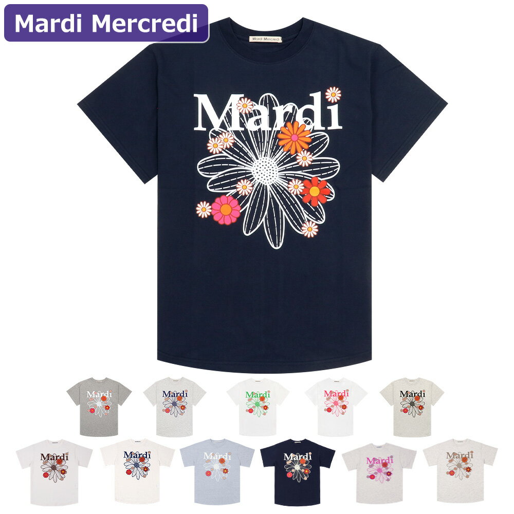 マルディメクルディ MARDI MERCREDI アパレル Tシャツ 半袖 TSHIRT FLOWERMARDI BLOSSOM 韓国 ファッションのサムネイル
