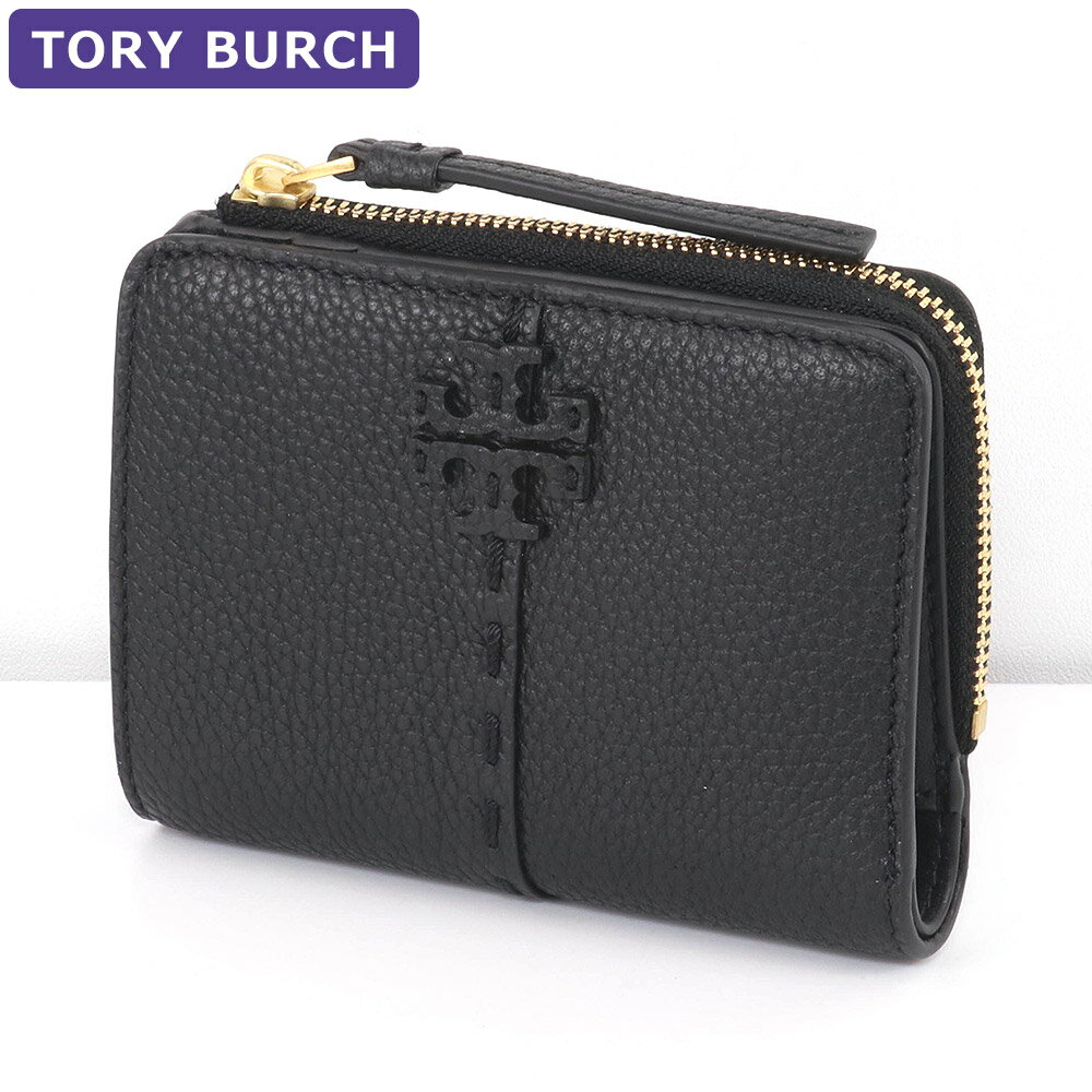 トリーバーチ 財布（レディース） トリーバーチ TORY BURCH 財布 二つ折り財布 148751 001 ダブルT レディース ウォレット 新作