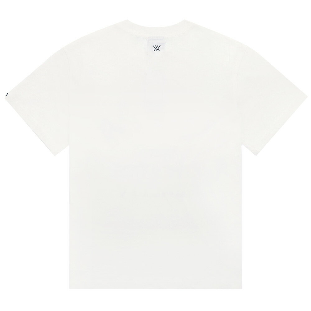 ヴィム VYM Tシャツ THE ASTRONAUT SHIH TZU WHITE 半袖 レディース メンズ 男女兼用 韓国 ファッション ブランド ロゴ 白 ホワイト 犬 イヌ 犬柄 シーズー シーズー柄