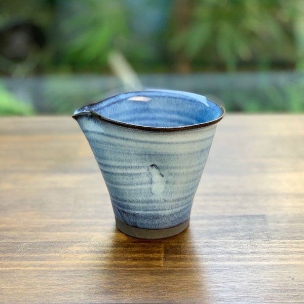 Rakuten - 有田焼　片口冷酒器　ブルー釉