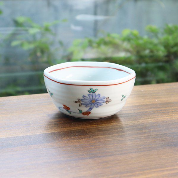 【長期在庫品SALE】【アウトレット】有田焼　染錦ゴス万暦六角中付