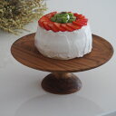 お皿 木ケーキスタンド M Φ約21cm チーク(ウレタン塗) 木 カフェ おしゃれ オシャレ レストラン キッチン用品 業務用 ディナー ビュッフェ パーティ...