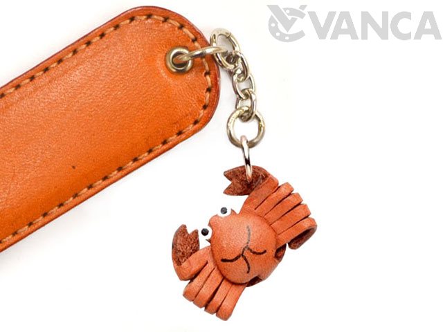 かに ペーパーナイフ【レザー 本革 VANCA バンカクラフト革物語 国産 ハンドメイド 贈り物 即納】