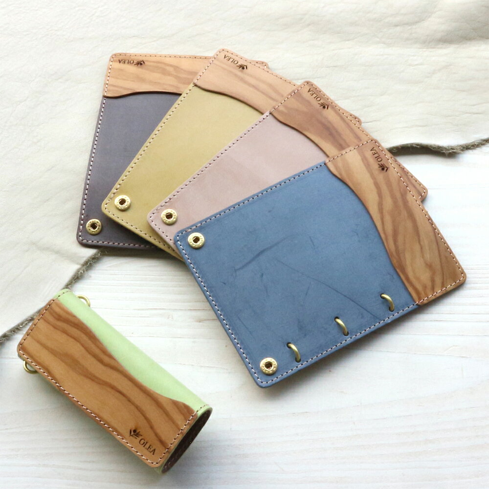 OLEA オレア キーカバー VARCO REAL WOOD ヴァーコ オリーブ シビラリスシオ イタリアンレザー キーケース 鍵 メンズ レディース コンパクト 革 本革 レザー 日本製 木製 かわいい おしゃれ かっこいい シンプル ブランド ギフト プレゼント