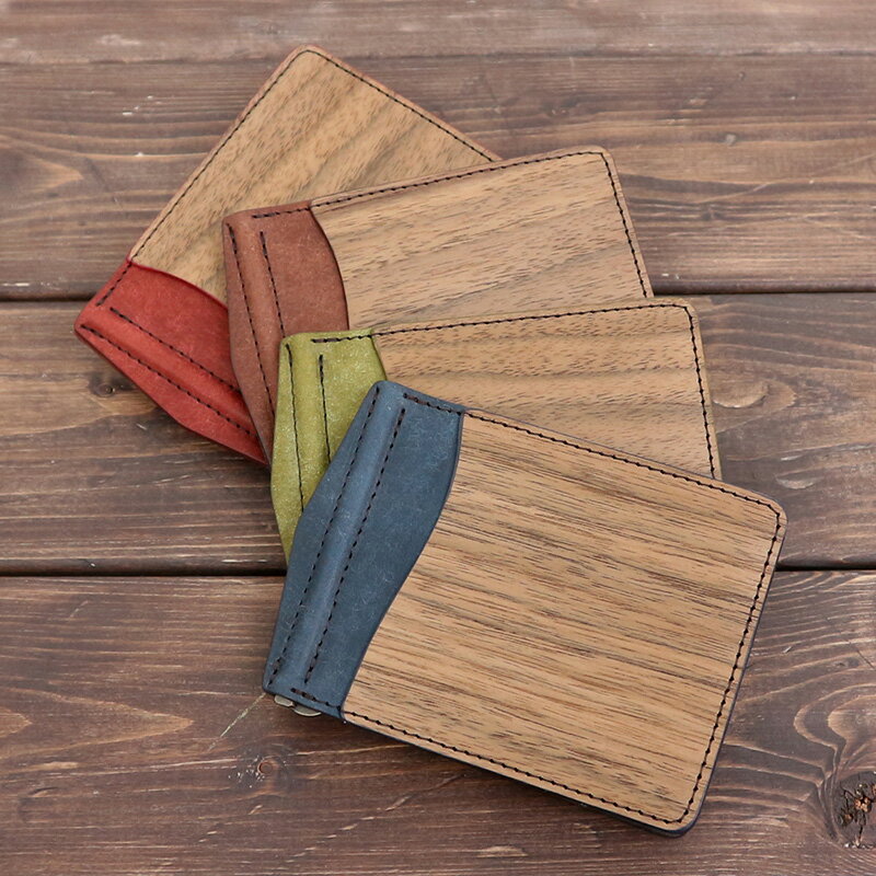 VARCO REAL WOOD マネークリップ プエブロ イタリア 札入れ 財布 コンパクト ミニマル メンズ レディー..