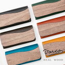 VARCO REAL WOOD ロングウォレット 長財布 レディース カード 大容量 小銭入れあり 日本製 革製 本革 レザー ヌメ革 木製 天然木 木 おしゃ...
