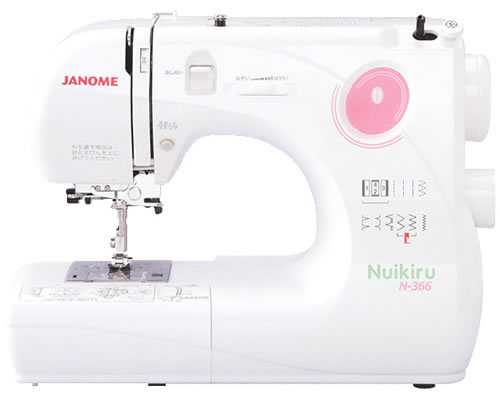 シーンズも縫える貫通力で裾上げも簡単♪【NEWモデル】ジャノメミシン［N-366］