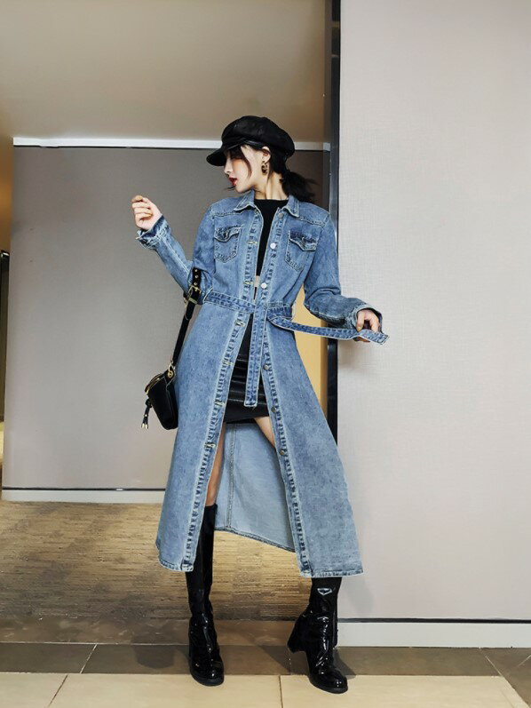 新作⌘デニム ワンピース 肩魅せ 韓国 上品 flower shoulder drawstring onepiece/肩紐オーガンジー