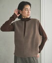 SALE セール 50 OFF【Audrey and John Wad】オードリーアンドジョンワッド RACCOON BLEND KEY NECK KNIT VEST レディース ベスト プルオーバー プルオーバーベスト スキッパー スキッパーベスト キーネック キーネックベスト ウール ウールベスト ニット ニットベスト