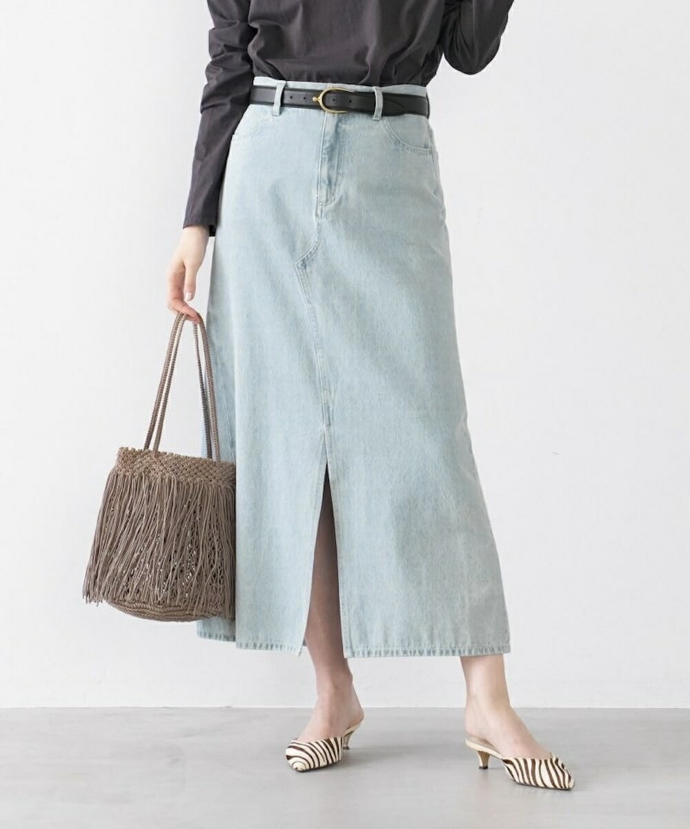 SERVICE PRICE 30割【MICA&DEAL】マイカアンドディール A LINE DENIM LONG SKIRT | レディース スカー..
