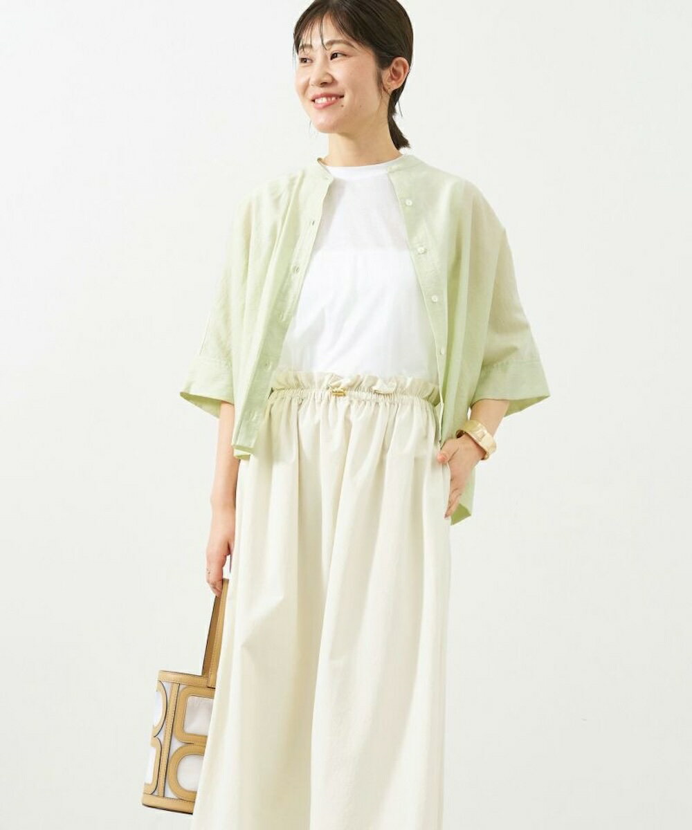 【MICA&DEAL】マイカアンドディール SHEER SHORT TENT SHIRT | レディ