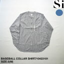 VERSTECKで買える「SERVICE PRICE 60割【Si】エスアイ BASEBALL COLLAR SHIRT | メンズ シャツ メンズシャツ ベースボール ベースボールシャツ ベースボールカラー ベースボールカラーシャツ ストライプ ストライプシャツ カジュアル カジュアルシャツ シンプル ブランド」の画像です。価格は7,040円になります。