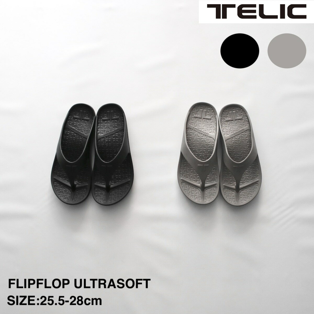 【TELIC】テリック FLIPFLOP ULTRASOFT | メンズ サンダル メンズサンダル ラバー ラバーサンダル ゴム ゴムサンダル リカバリー リカ..