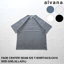 アルヴァナ アルバナ FADE CENTER SEAM SHORT SLEEVE T-SHIRT | メンズ Tシャツ メンズTシャツ カジュアル ショートスリーブ ショートスリーブTシャツ クルーネック クルーネックTシャツ センターシーム センターシームTシャツ ブランド 半袖 半袖Tシャツ 日本製