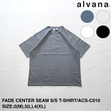 alvanaۥ Х FADE CENTER SEAM SHORT SLEEVE T-SHIRT |  T T 奢 硼ȥ꡼ 硼ȥ꡼T 롼ͥå 롼ͥåT 󥿡 󥿡T ֥ Ⱦµ ȾµT 