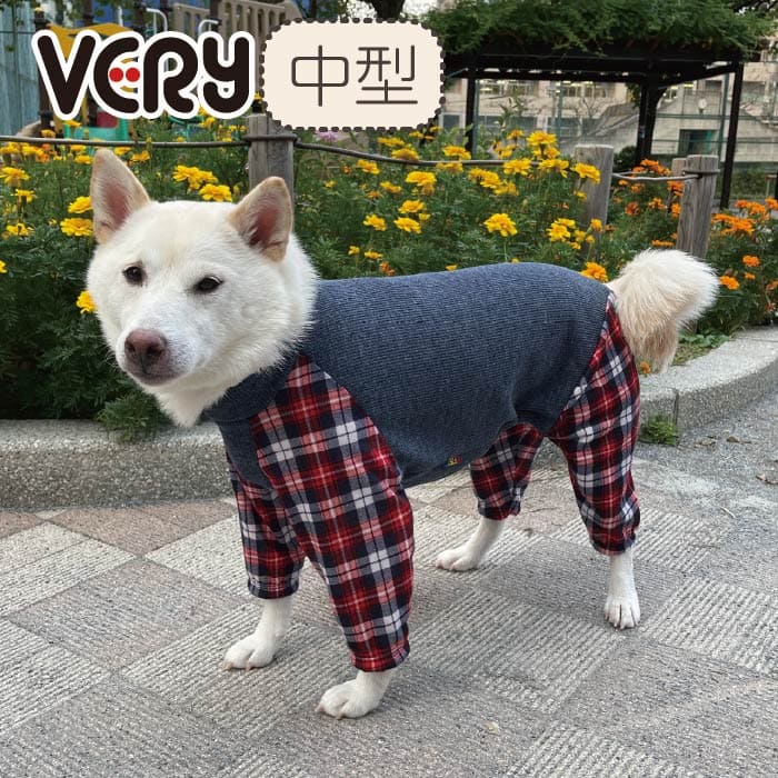 犬 服 犬服 Web限定プリントカバーオール2 冬 秋 秋冬 冬服 中型犬 ブランド おしゃれ 安い プチプラ 可愛い お揃い ペア ペットウェア ペット服のサムネイル