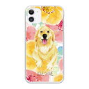 【訳あり】 在庫処分 送料無料 iPhone 14 Plus 用 スマホケース ゴールデンレトリバー 犬 グッズ 動物 イラスト 可愛い デザイナーズ ユニーク 個性的 ギフト プレゼント おすすめ プリント ペア