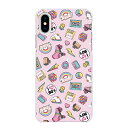 【訳あり】 在庫処分 送料無料 行2 用 スマホケース ポップ イラスト パターン ピンク おもしろ かわいい 面白い おもしろい 可愛い 柄 レトロ カセットテープ ローラースケート 子供 キッズ ガールズ おすすめ 人気 携帯カバー ケース カラフル 小学生 女の子 子供向け