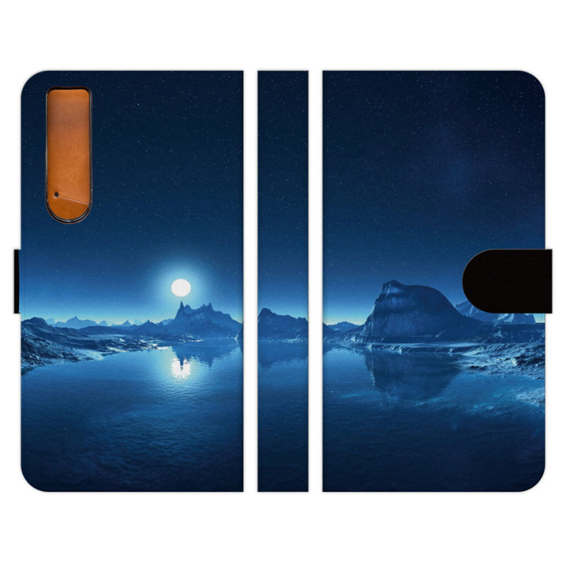 【訳あり】 在庫処分 送料無料 Xperia 1 III SO-51B SOG03 A101SO 用スマホケース 手帳型 FANTASY03 綺麗 キャニオン 星空 宇宙柄 宇宙 幻想 風景 月 月食 日食 童話 夜空 夜景 ユニーク 個性的 ギフト プレゼント おすすめ プリント ペア