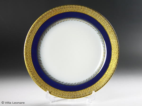 Rakuten - 【リモージュ】Jean Pouyat　豪華金彩＆コバルトブルー　プレート(19.5cm)