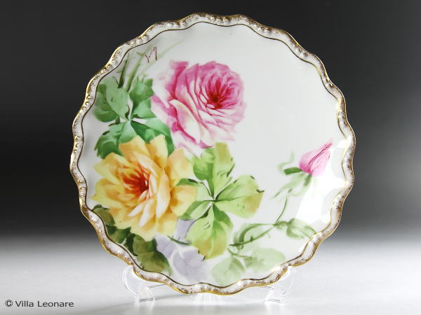 Rakuten - 【リモージュ】FLAMBEAU 2色の薔薇　プレート（22.0cm)