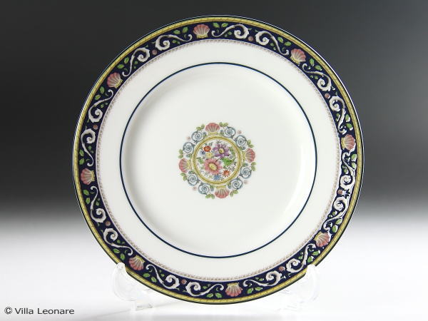 【ウエッジウッド】ラニミード　ブルー　プレート（ブレッド&バター）