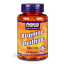 アルギニン&オルニチン 100カプセルアミノ酸ダイエットで注目！美容と健康のカギ！now foods（ナウフーズ社） 1