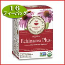 エキナセア プラス ハーブティー 商品名 Echinacea Plus Herbal Tea 内容量 16ティーバッグ ご使用方法 カップ1杯の熱湯にティーバッグを入れ 10〜15分おいた後、最後にティーバッグを 絞ってからお召し上がり下さい。必要に応じて1日に3杯を目安にお召し上がり下さい。 はちみつを加えてもおいしくお召し上がり頂けます。 　 ご使用上の注意 関節リウマチ、自己免疫疾患、または結核、白血病、膠原病、多発性硬化症、HIV/AIDSなどの全身性疾患を持っている方や、免疫抑制剤を服用中の方は、ご使用前に医師にご相談ください。 ブランド Traditional Medicinals / トラディショナル メディシィナル社製 内容成分 【1カップ(1ティーバッグ)中】 カロリー　0 オーガニック エキナセア 1065mg オーガニック 濃縮エキナセア(根)　37.5mg オーガニック エキナセア アングスティフォリア 30mg 登録ブレンド 367.5mg ［オーガニックレモングラス(葉)、オーガニックペパーミント(葉)］ 99%オーガニック成分使用 広告文責 : 株式会社Arecare,Inc. 010-1-408-577-0907 生産国 : アメリカ ｜ 区分 : 食品【トラディッショナルメディシナル社】はUSDA、CCOF、Kosherの各認証を得て それぞれの厳しい基準にあった製品、信頼できる製品ををお客様に提供しています。 ：：：その1【USDA】とは？：：： USDAとは、【United States Department of Agriculture】の略称で、米国農務省のこと。 日本で言えば、農林水産省にあたる政府機関です。 USDAの厳しいオーガニック認定の中でも、製品にオーガニック認定マークを表記するためには 細かなルールが定められています。 ＜USDAルールの一例＞ (1)水分および塩分を除き、重量ベースで95％以上がオーガニック原料でなければならない (2)収穫前の3年間は、化学肥料・農薬等が投入されていない土地・農地であること (3)土地で有機栽培されることなどの規定があり、家畜に関してもオーガニックとして生産された飼料を給与し、成長促進剤や抗生物質は使用しないこと これらのルールをクリアしなければオーガニックを名乗ることはできないほど、 非常に厳しい基準が設けられているだけに、USDAのマークがある製品は安心ですね。 ：：：その2【CCOF】とは？：：： CCOFとは、【California Certified Organic Farmers】の略称で、カリフォルニア有機認定農家連合です。 1973年に結成された有機農法や小規模農業を促進するための組織で、アメリカでも厳しい事で知られるカリフォルニアの有機認証機関で、北米最古で最大の有機認証の一つです。 【トラディッショナル・メディシナル社】の製品はCCOFの認定を受けた、 化学肥料、殺虫剤、殺菌剤など一切不使用の安心原料を使用しています。 ：：：その3【Kosher】とは？：：： コーシャーはヘブライ語で「ふさわしい」とか「適切な」という意味があり、 ユダヤ教の食事に関する掟の「カシュルート（食事規定）」にしたがって製造された製品で 非常に厳しい規定があります。 【トラディッショナル・メディシナル社】の製品は、 OK Kosherの認定を受けた品質の高い製品を提供しています。 アメリカでは、コーシャーは自然食品のイメージもあり、 コーシャーの認定を受けた食品は安全で高品質という認識が浸透していて、多くの人に人気があります。 カフェインフリーのオーガニック エキナセア エルダーベリーティーは、 季節の変わり目や、風邪を引きやすいシーズンに大変重宝するハーブティーです。 人ごみに揉まれた日や、 喉がイガイガする日には、ハチミツをちょっとたらした エキナセアティーを飲めば、次の日も安心！ アイスにしてもホットにしてもおいしい、ボディーケアには最高のハーブティーです♪