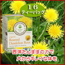 オーガニック ロースト ダンデライオンルートティー16袋×3箱USDA認証 Organic Roasted Dandelion Root Tea 女性に嬉しい有機ダンデライオンティーカフェインフリー 16ティーバッグ×3箱