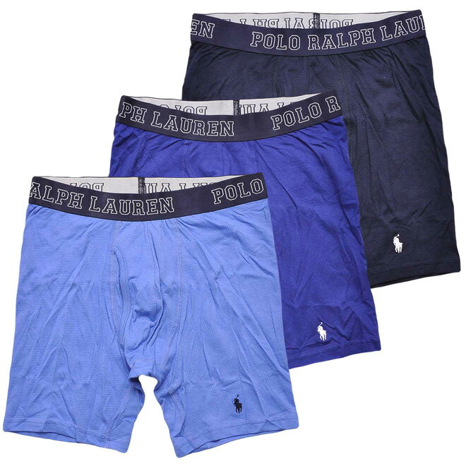 サイズ (ウエスト) S (71cm~76cm) M (81cm~86cm) 【詳細】 POLO Ralph Lauren 「BREATHABLE MESH BOXER BRIEFS」 ポロ・ラルフローレンの紳士用アンダーウェア 「ブリーザ...