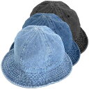 NEWHATTAN(ニューハッタン) デニムメトロハット Metro Hat denim (1548)【あす楽対応】