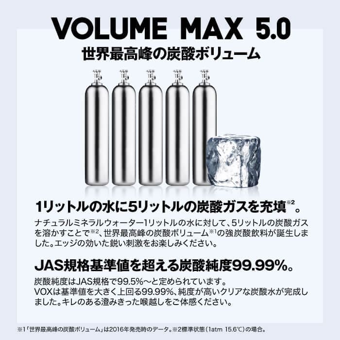 VOX 強炭酸水 500ml×24本 送料無料 世界最高レベルの炭酸充填量5.0 軟水 スパークリングウォーター 選べる6種類（ストレート・シリカ・ミントフレーバー・レモンフレーバー・コーラフレーバー）