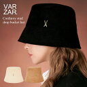 VARZAR バザール 韓国 帽子 深め 小顔効果 レディース VARZAR Corduroy stud drop bucket hat 3color コーデュロイスタッド ドロップバケットハット 619 620 621