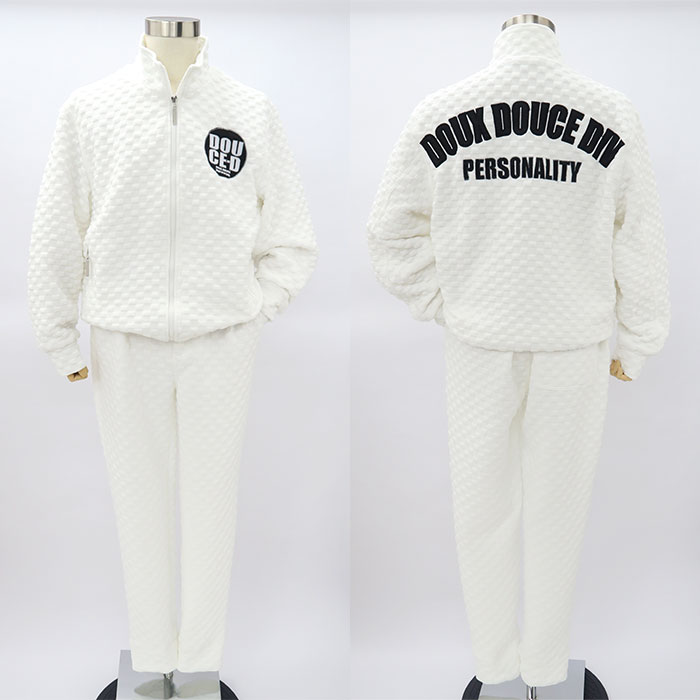 デュークスデューチェ 長袖上下セット M L LL 白 黒 311023 311027 30代 40代 50代 60代 メンズ セットアップ スエット トレーナー