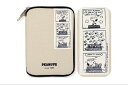 【全品 送料無料!】 【スヌーピー】【SNOOPY】ミニマルチケース【アイボリー】【コミック】【ピーナッツ】【ウッドストック】【すぬーぴー】【アニメ】【キャラクター】【ケース】【ポーチ】【小物入れ】【収納】【文房具】【学校】【勉強】【雑貨】【グッズ】(3)