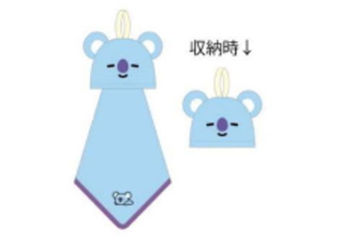 樂天商城 - 【全品　送料無料！】　 BT21　LINE FRIENDS　ラインフレンズ　マスコットループタオルKOYA　コヤ　アイドル　韓国　ライン　スタンプ　タオル　たおる　紐付き　ループ付きタオル　洗面　トイレ　キッチン　雑貨