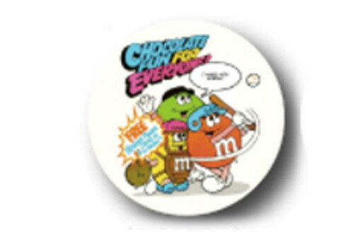 【全品 送料無料！】 アメリカン雑貨 M&M'S 缶バッジL DC-051 エムアンドエムズ アメリカ USA アメキャラ 缶 缶バッチ バッチ バッジ カンバッジ カンバッチ コレクション ホビー 雑貨 グッズ