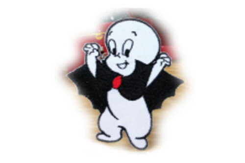 【全品　送料無料！】　 アメリカン雑貨　キャスパー　ワッペンE262　映画　アメリカ　USA　アメキャラ　アイロンパッチ　アイロン　雑貨　グッズ