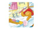 【全品　送料無料！】 【くまのパディントン】キャラクターステッカー【バスルーム】【Paddington Bear】【パディントンベア】【映画】【シール】【ステッカー】【文房具】【学校】【雑貨】【グッズ】