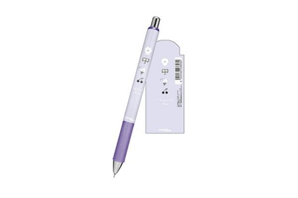 【全品　送料無料！】　シャープペンシル　エナージェルシャープ WHITE LUVペン　シャープペン　シャーペン　筆記用具　文房具　学校　塾　勉強　雑貨　グッズ　かわいい