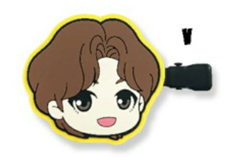 [전품 무료 배송!] TinyTAN 타이니탄 고무 앞머리 클립 V 태현 테테 Butter BTS 방탄소년단 반탄 army 한국 헤어핀 핀 머리카락 헤어 액세서리 2개들이 2개 세트 잡화