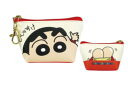 【全品 送料無料!】【クレヨンしんちゃん】三角ミニポーチ【ドアップ】【しんちゃん】【しんのすけ】【テレビ】【アニメ】【漫画】【映画】【ポーチ】【ケース】【小物入れ】【メイク】【化粧】【コスメ】【収納】【雑貨】【グッズ】【かわいい】