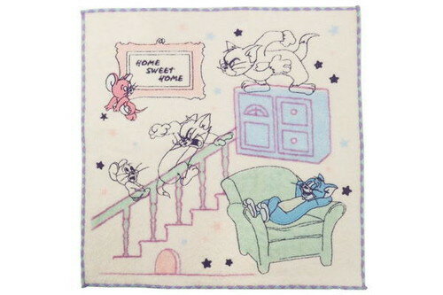 【全品 送料無料！】 トムとジェリー Tom and Jerry ミニタオルスイートホーム ピンク トム ジェリー ワーナー アニメ タオル たおる ハンカチ ハンドタオル 雑貨 グッズ かわいい
